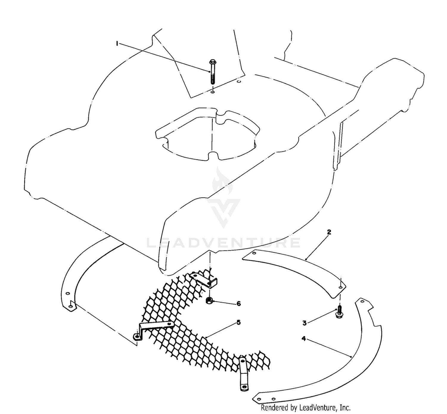 Leaf Shredder Kit No. 59101 (optional)