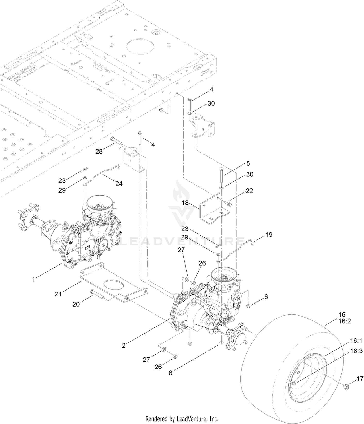 Hydro Transaxle Assembly