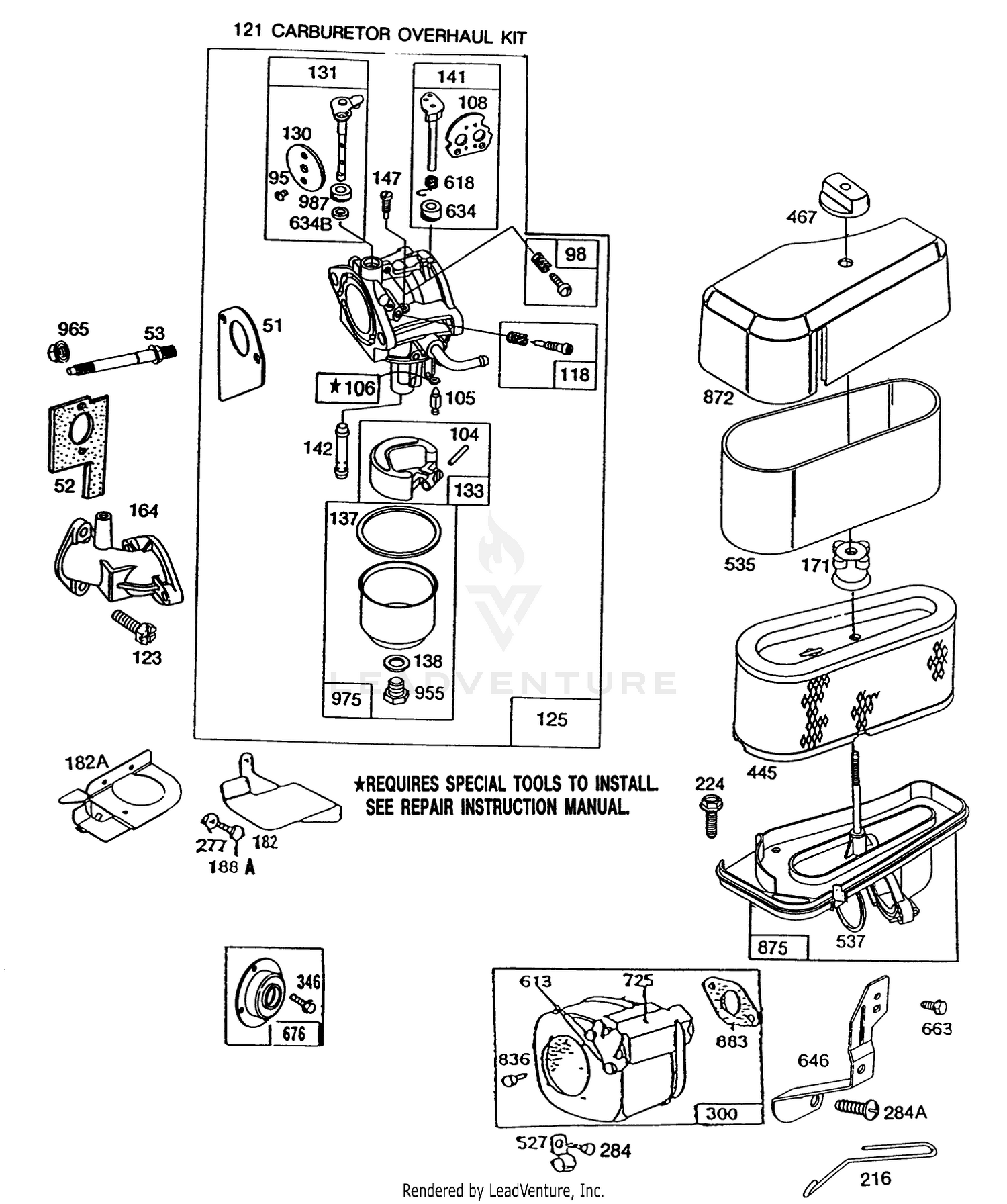 Briggs  Stratton Model No. 286707-0119-01 (cont.