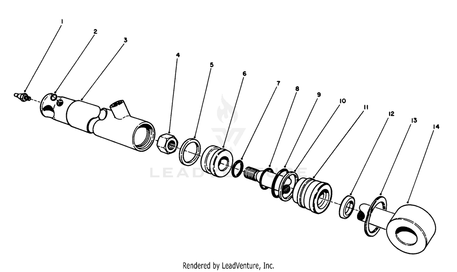 Hydraulic Cylinder No. 68-9700