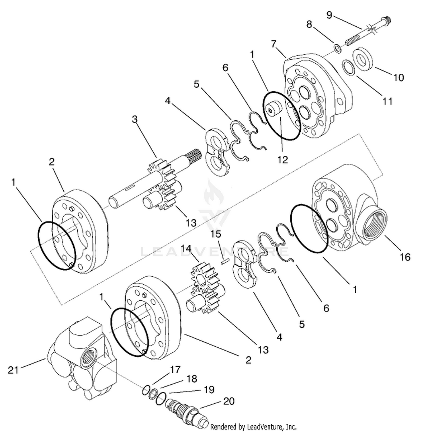 Gear Pump Assembly No. 94-8297