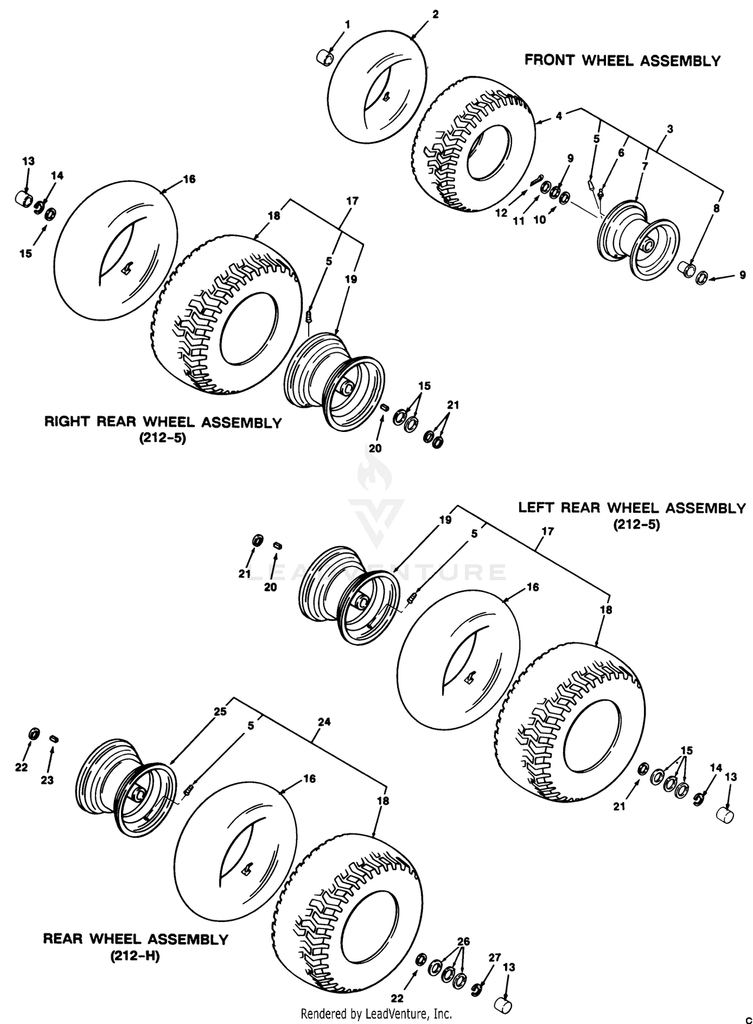 Wheel  Tire Assembly