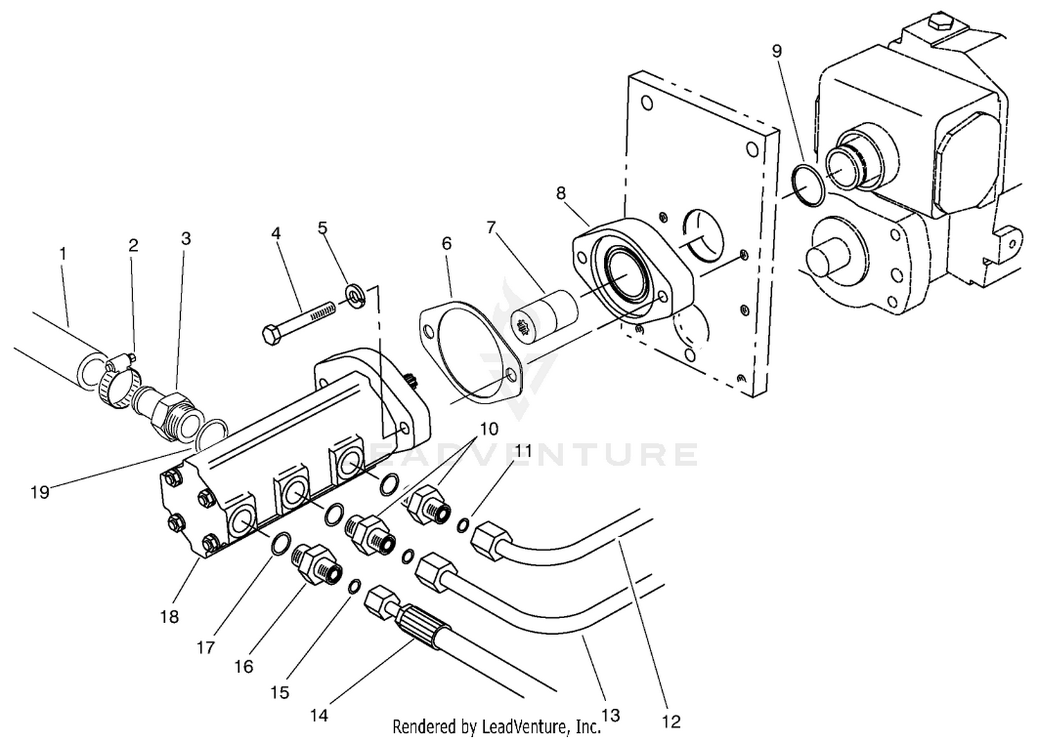 Gear Pump Installation Assembly