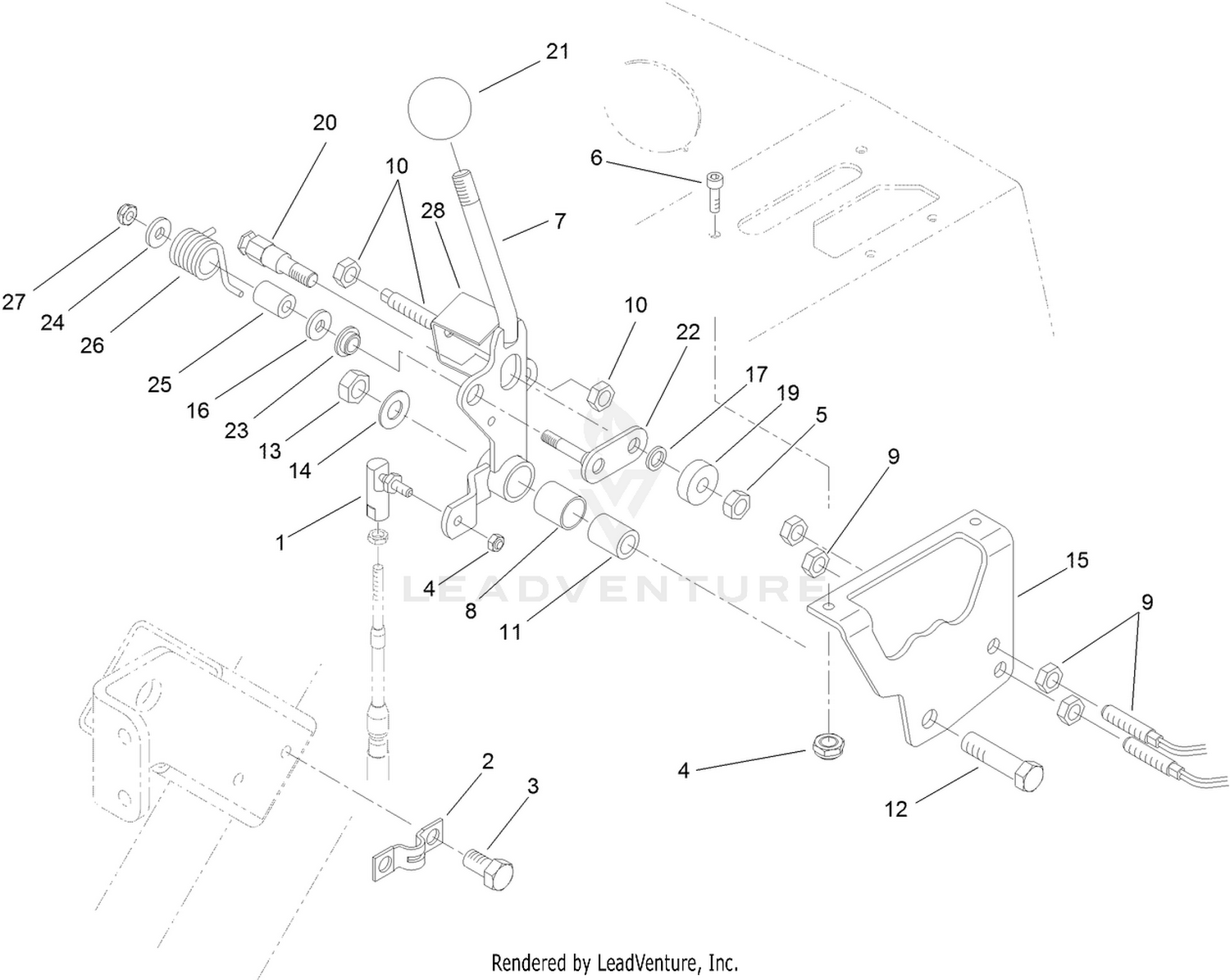 Functional Control Lever Assembly