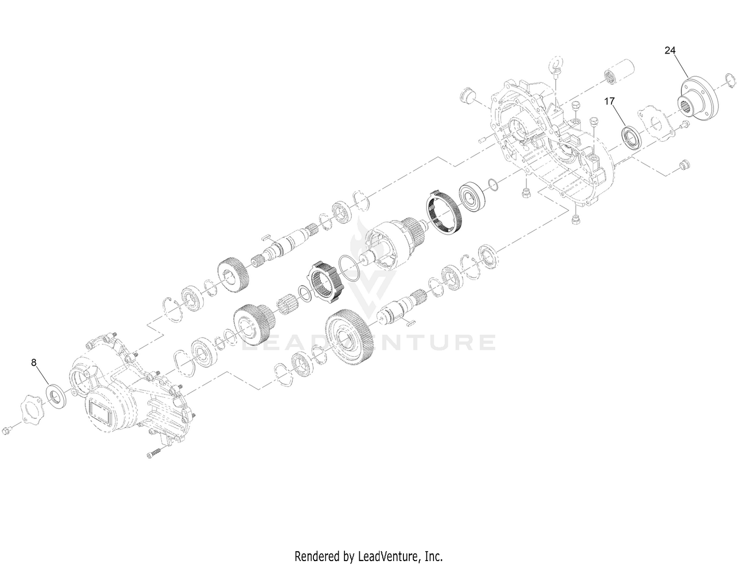 Gearbox Assembly No. 133-4750