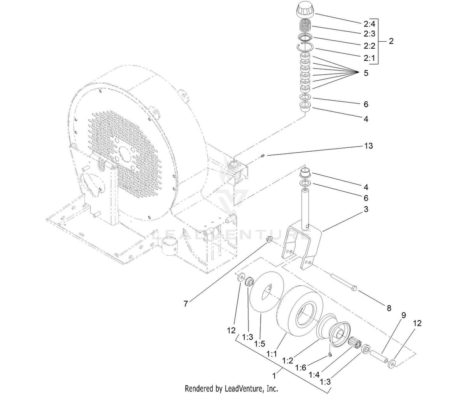 Caster Wheel Assembly