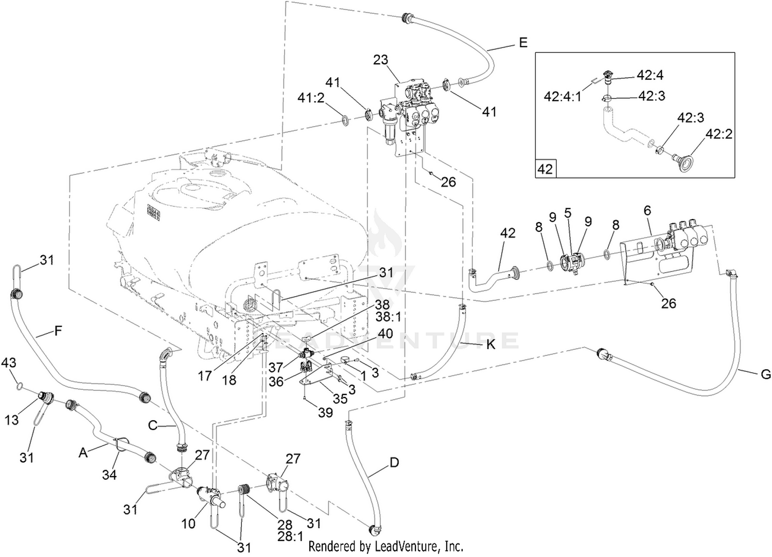 Spray Tank Valve Assembly