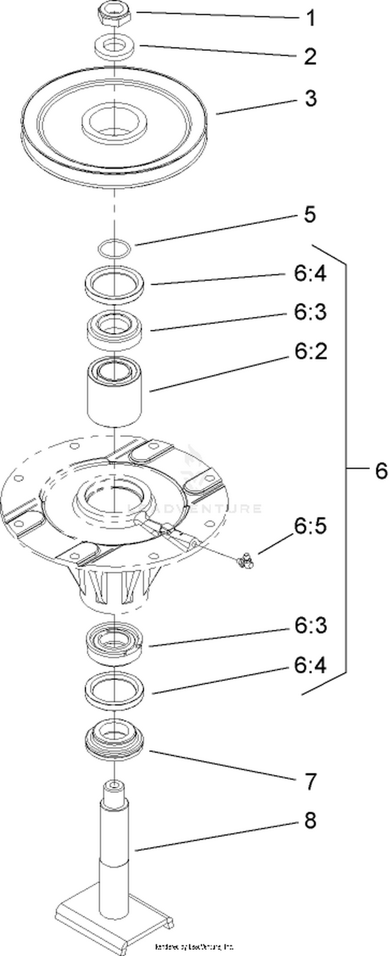 Spindle Assembly No. 110-6382