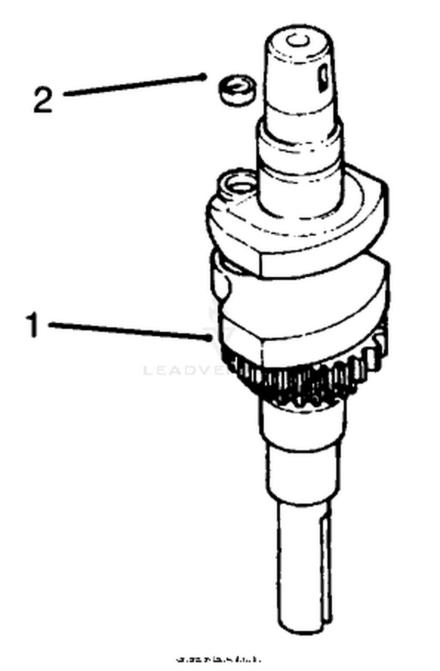 Crankshaft-Engine Kohler Model No. Cv14 S-1429