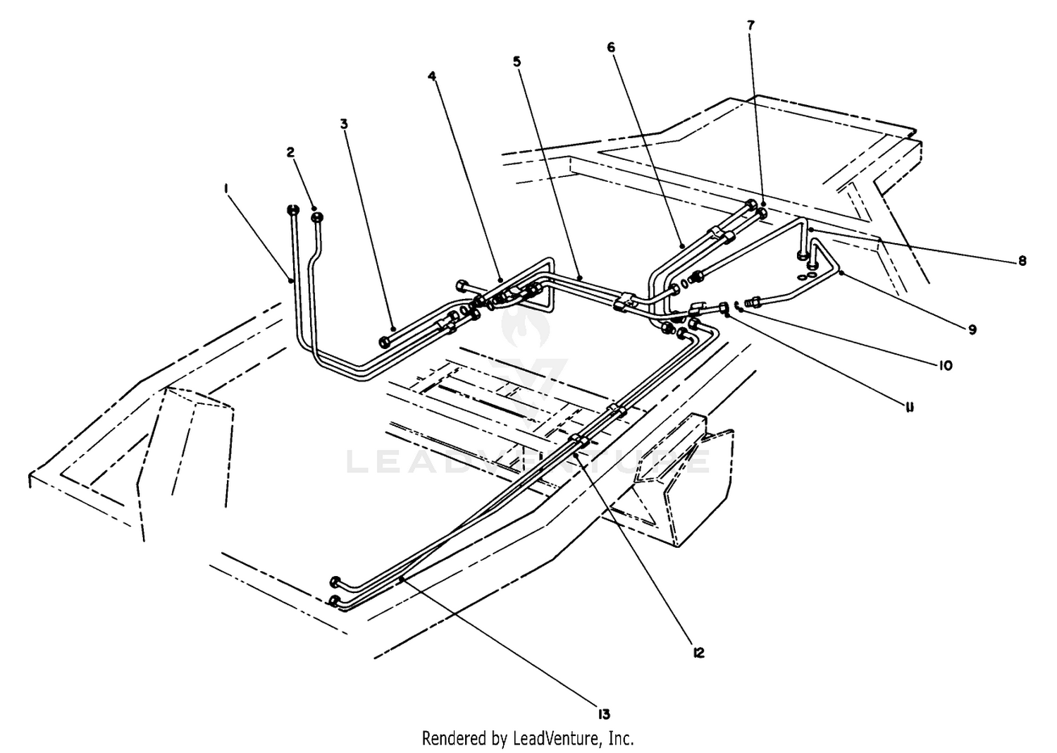 Hydraulic Tube Replacement Kits (reelmaster 450d)