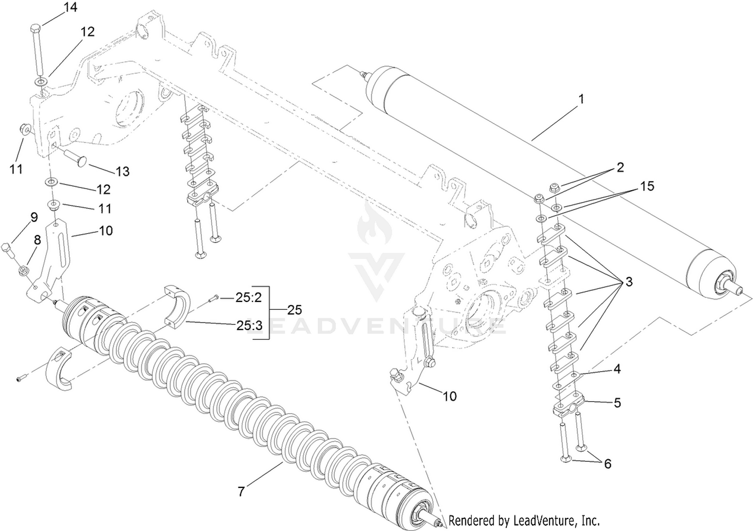 Front and Rear Roller Assembly