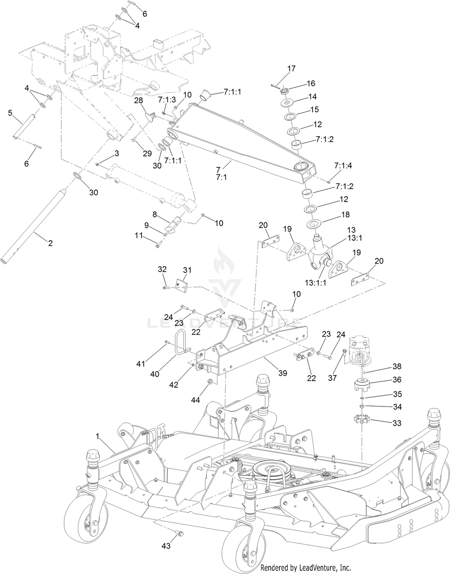 Right Hand Deck Assembly