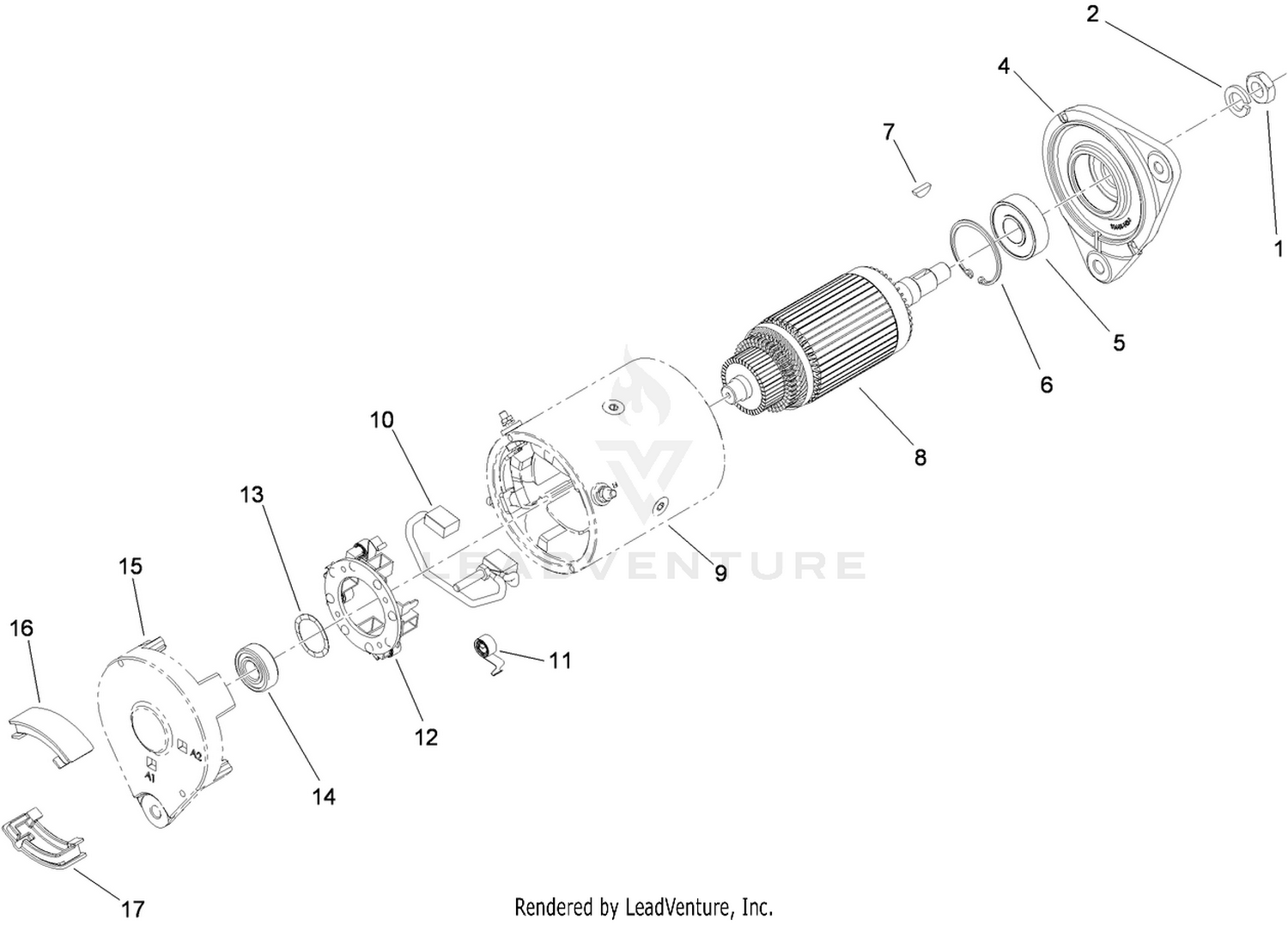 Starter Generator Assembly No. 119-9545