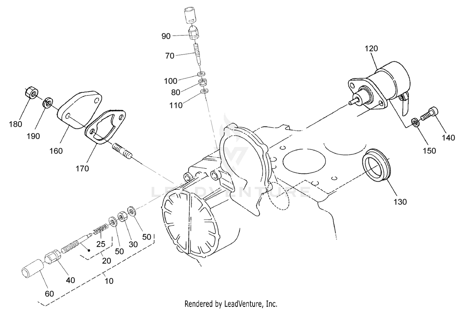 Idle Apparatus, Stop Solenoid and Cover Assembly