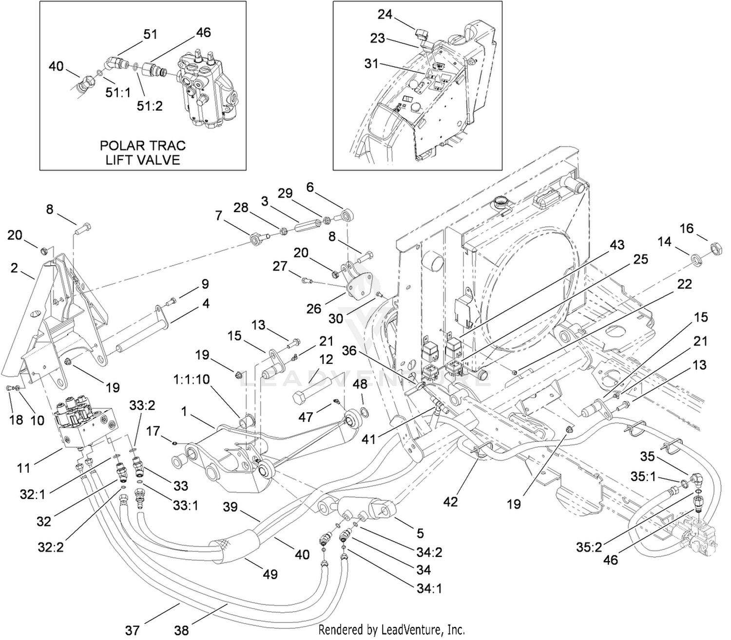 Rear Quick Attach System Assembly