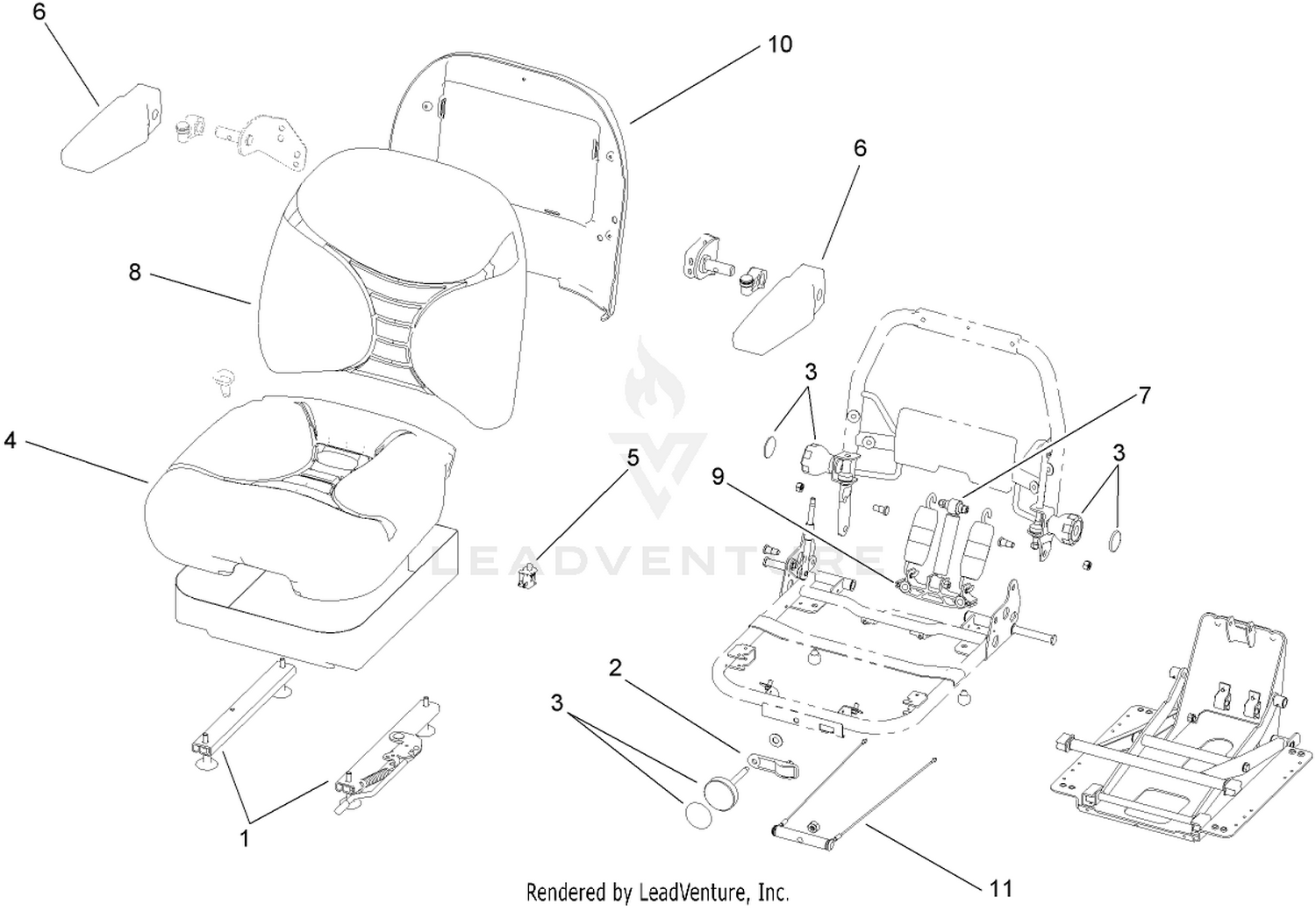 Seat Assembly No. 107-2286