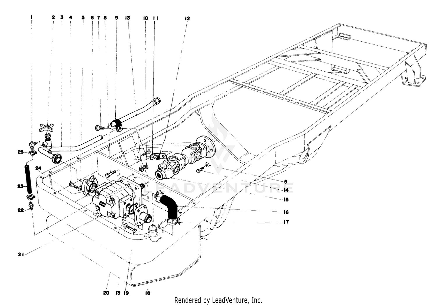 Hydraulic Pump And Universal Drive Assembly