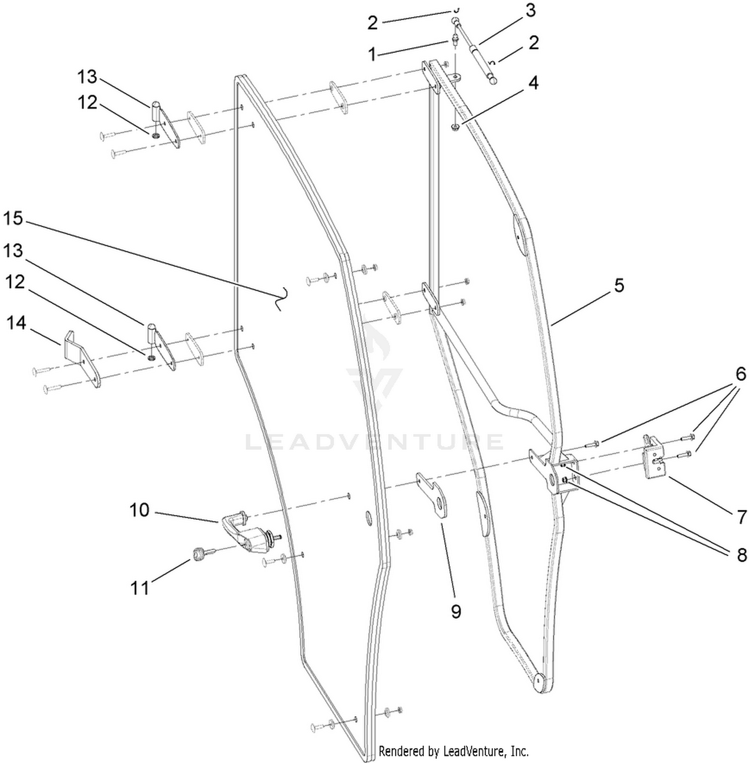 RH Solid Door Assembly