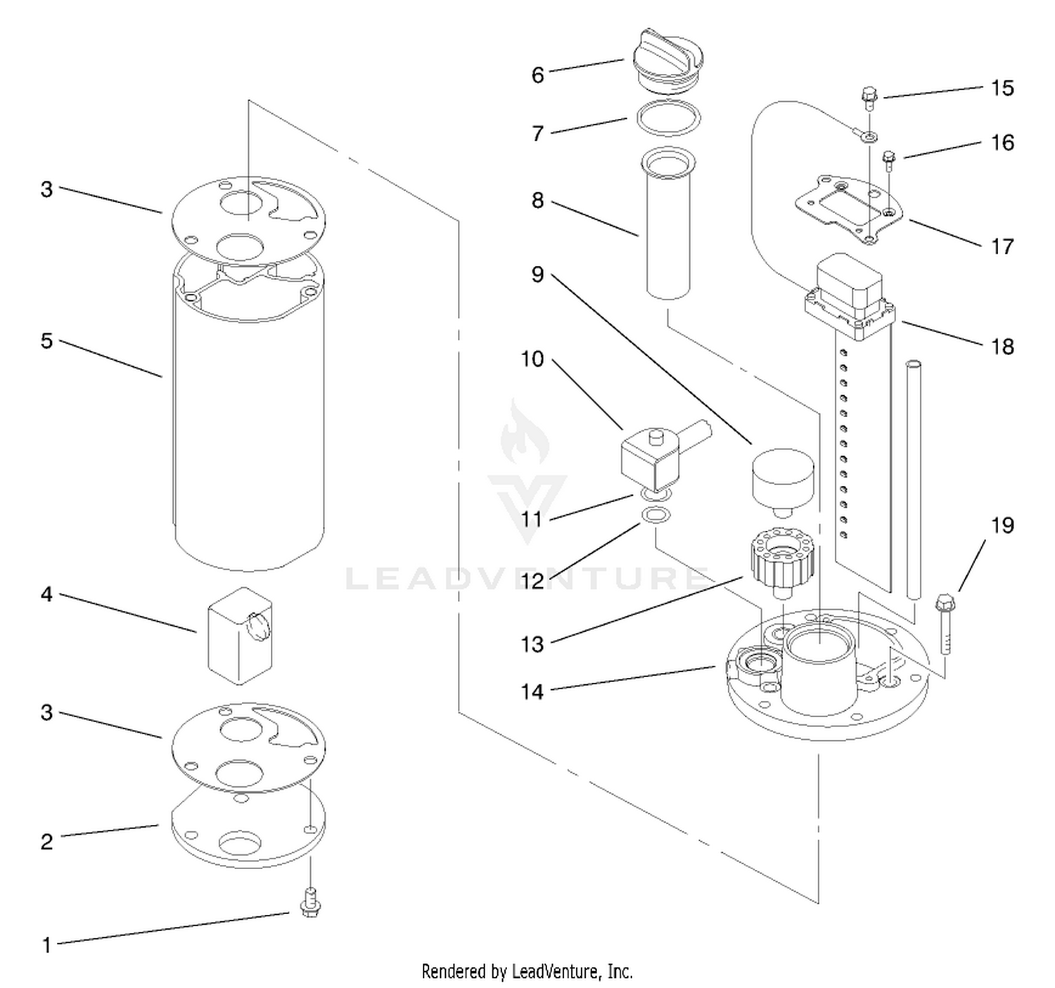 Leak Detector Assembly No. 98-3315