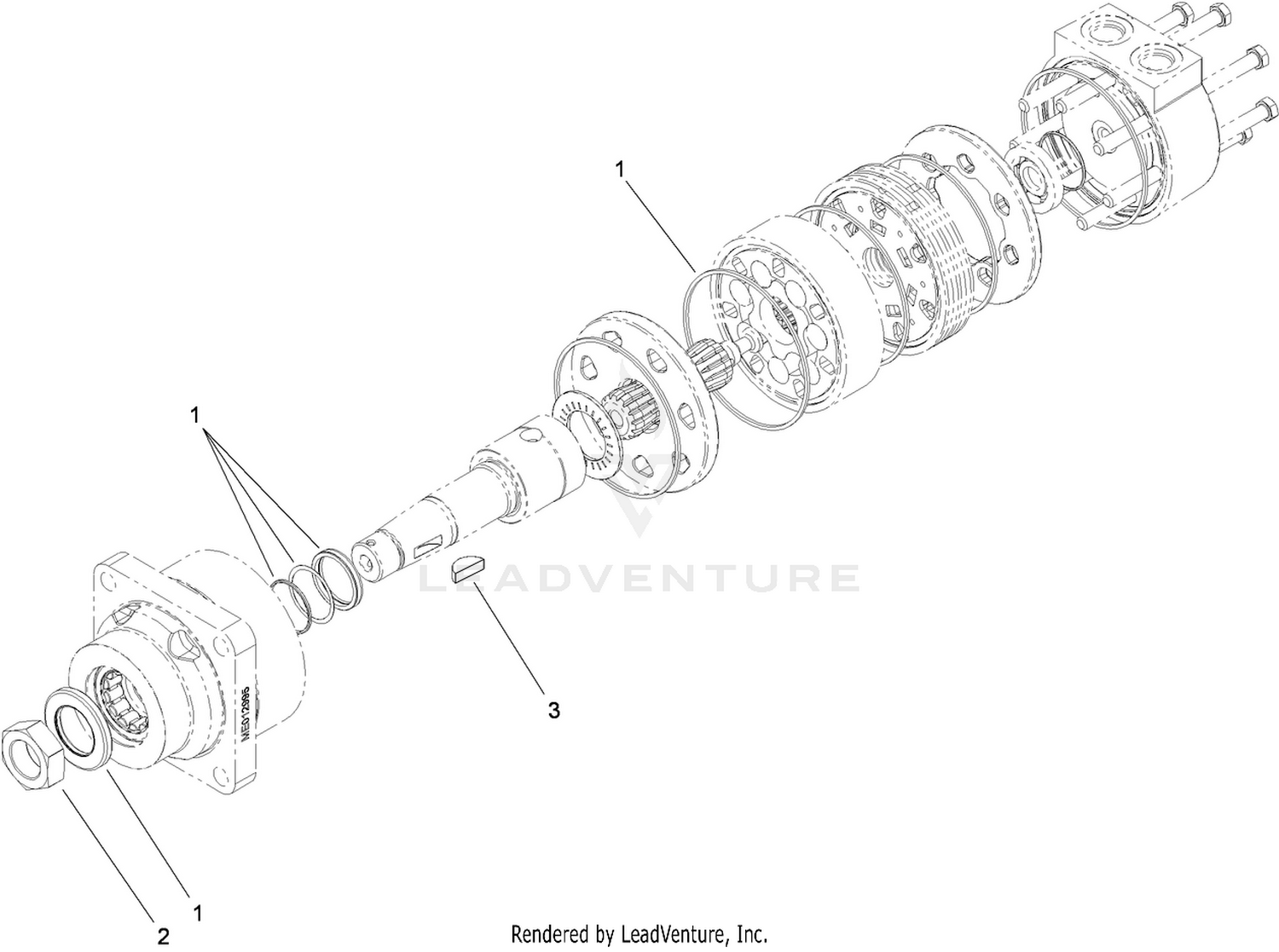 Hydraulic Motor Assembly No. 108-5230