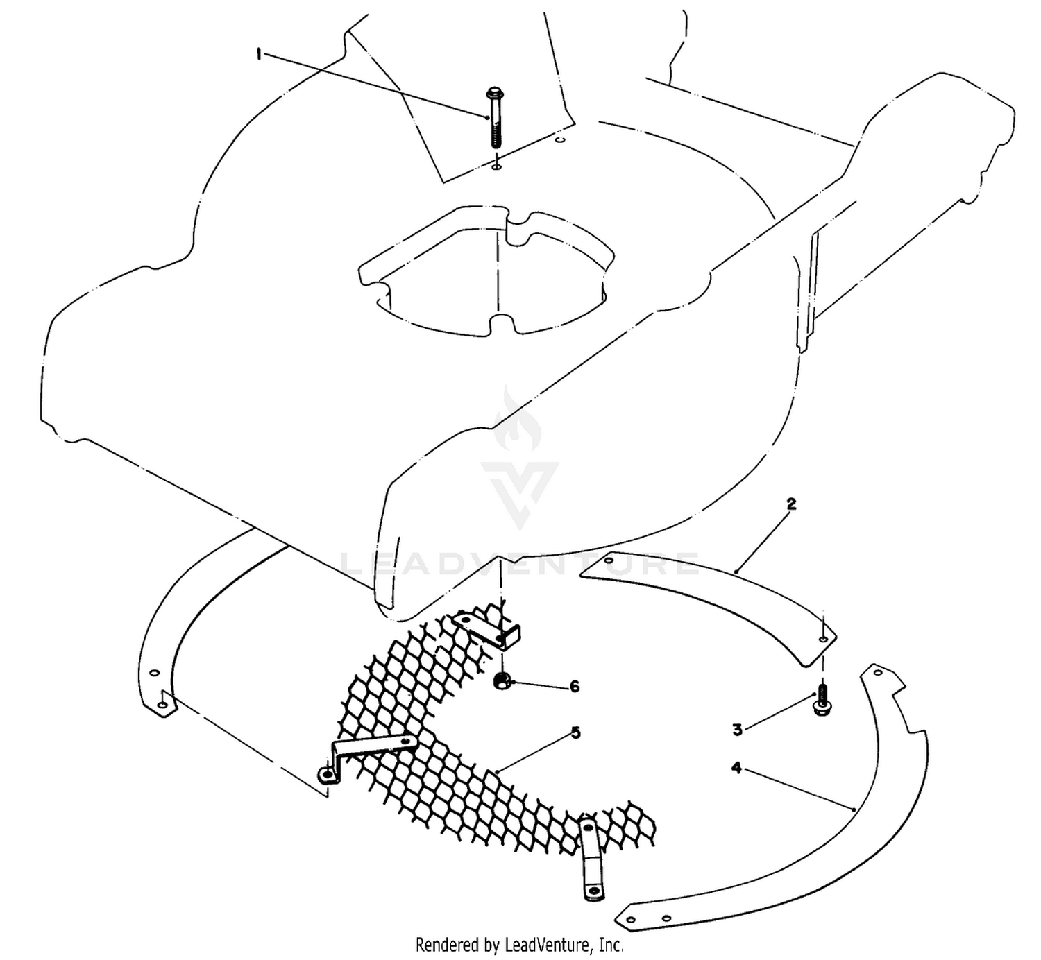 Leaf Shredder Kit No. 59101 (optional)