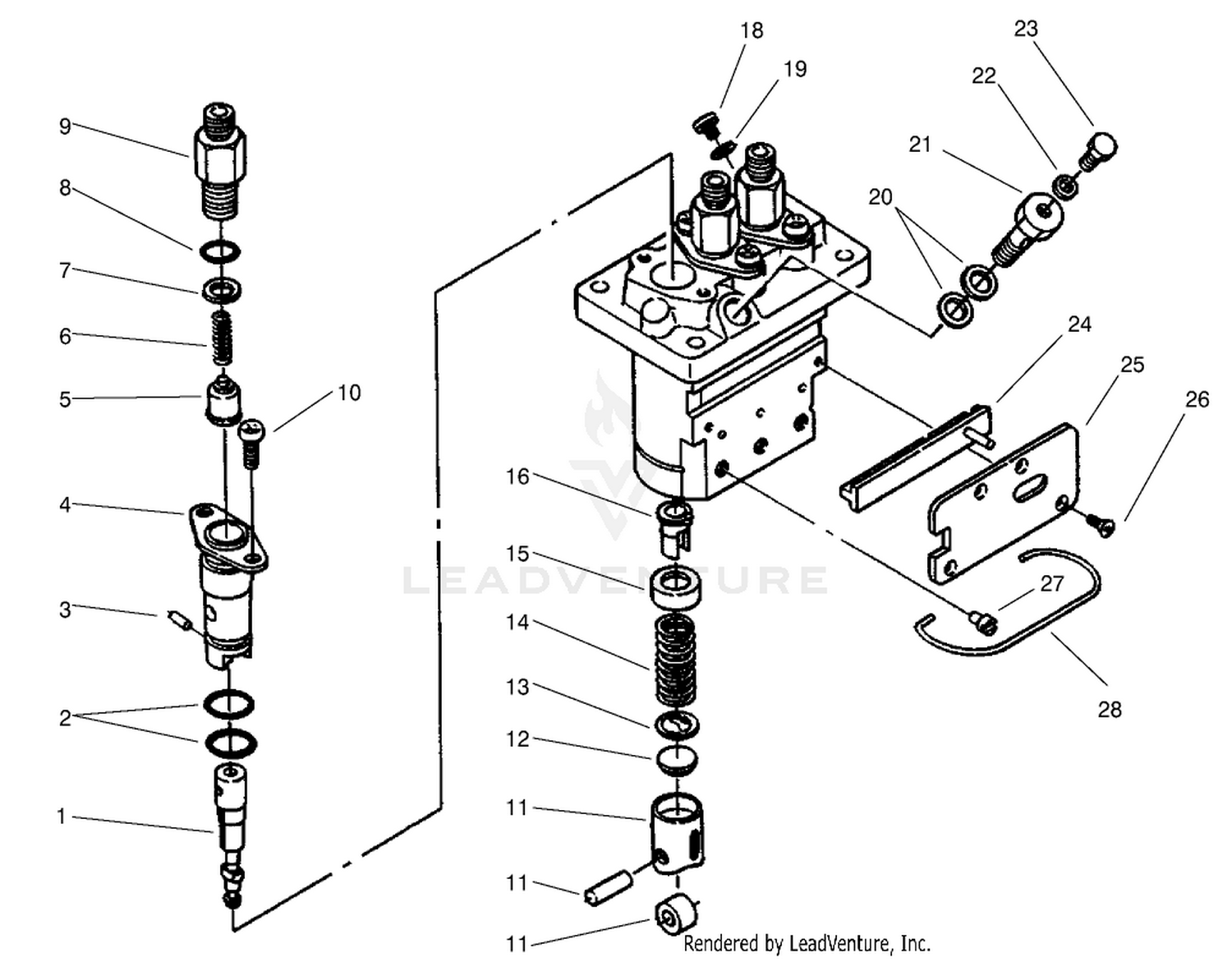 Injection Pump Assembly No. 98-9643