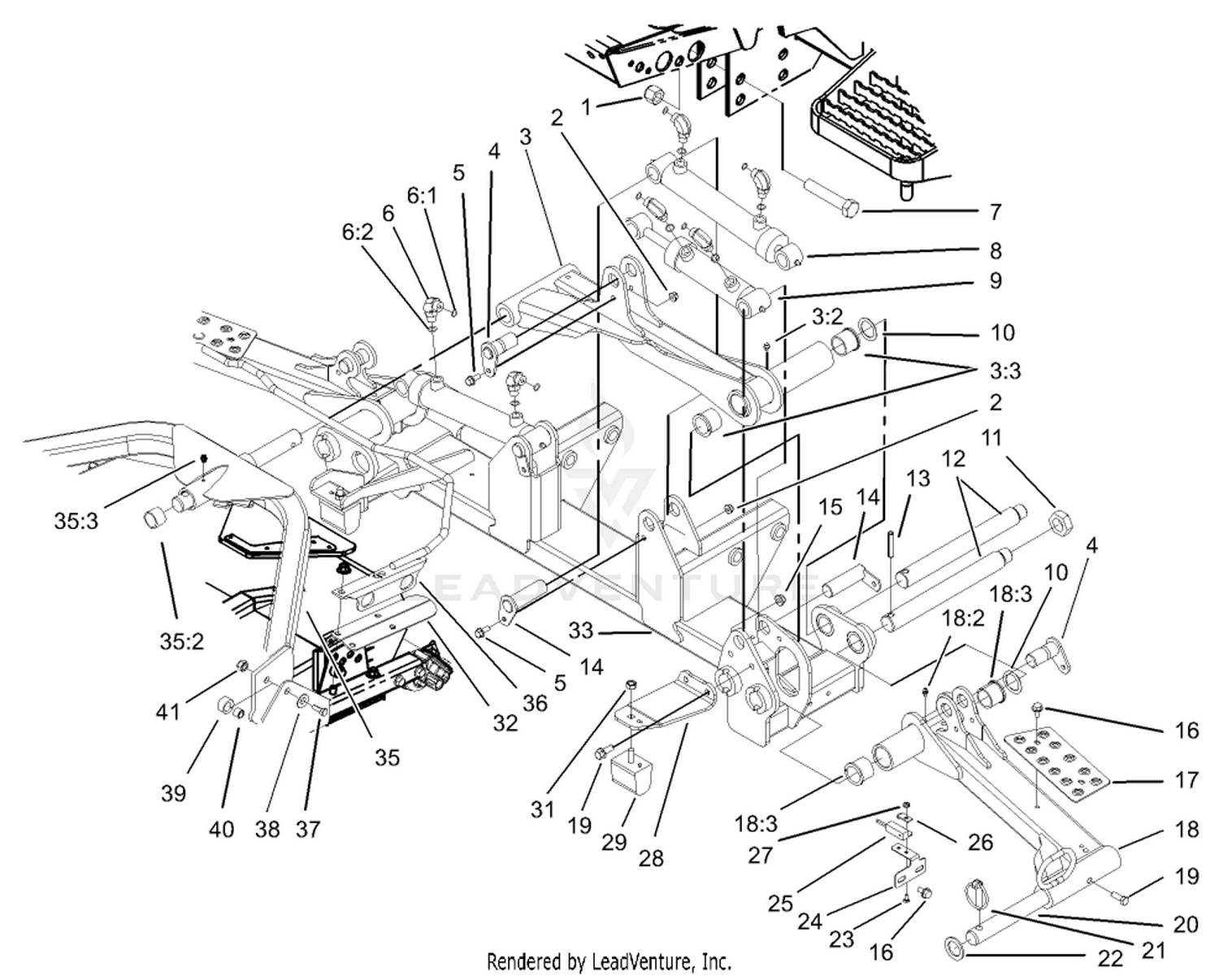 Front Lift Arm Assembly