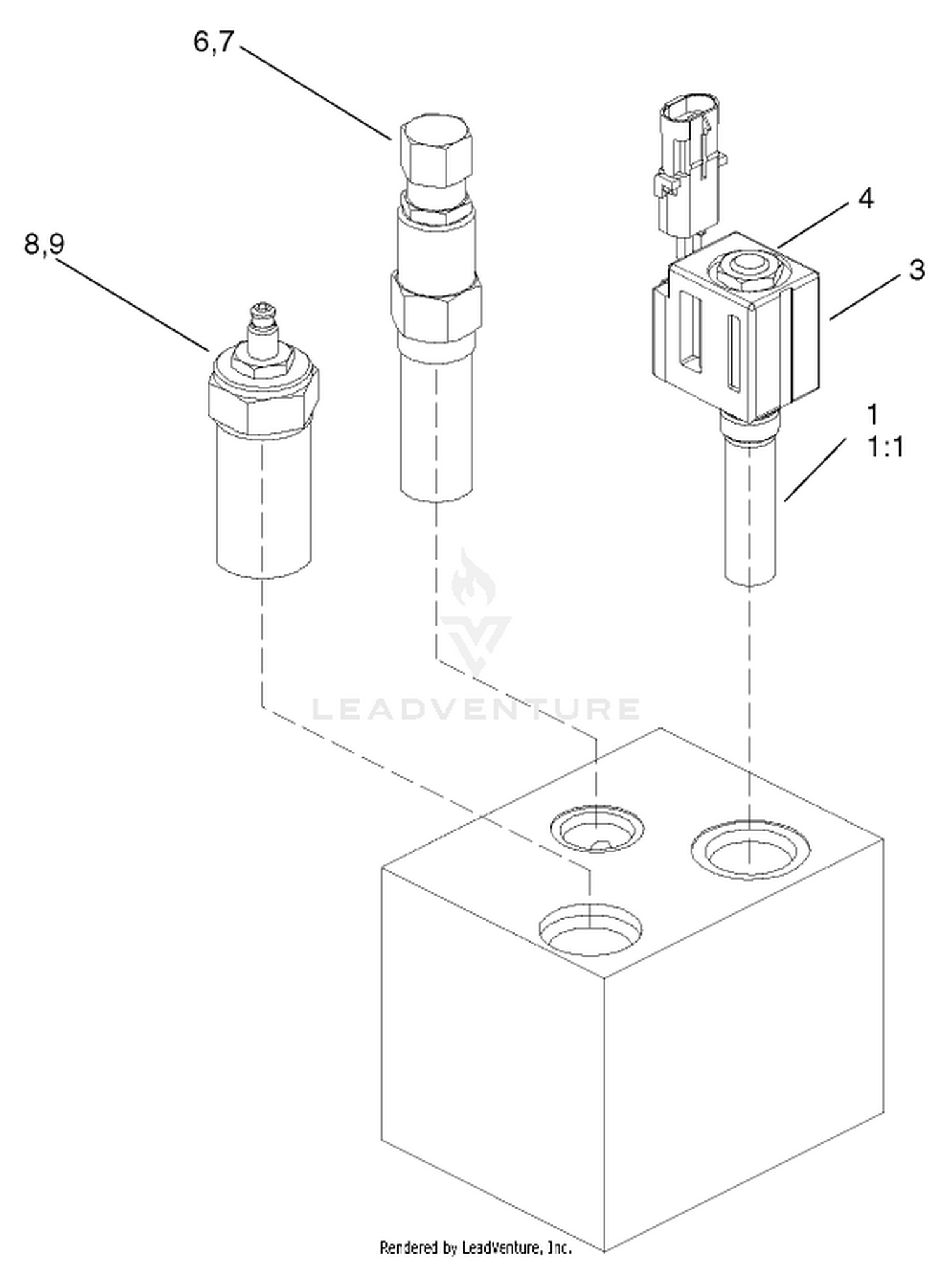 Manifold Block Assembly No. 104-4876