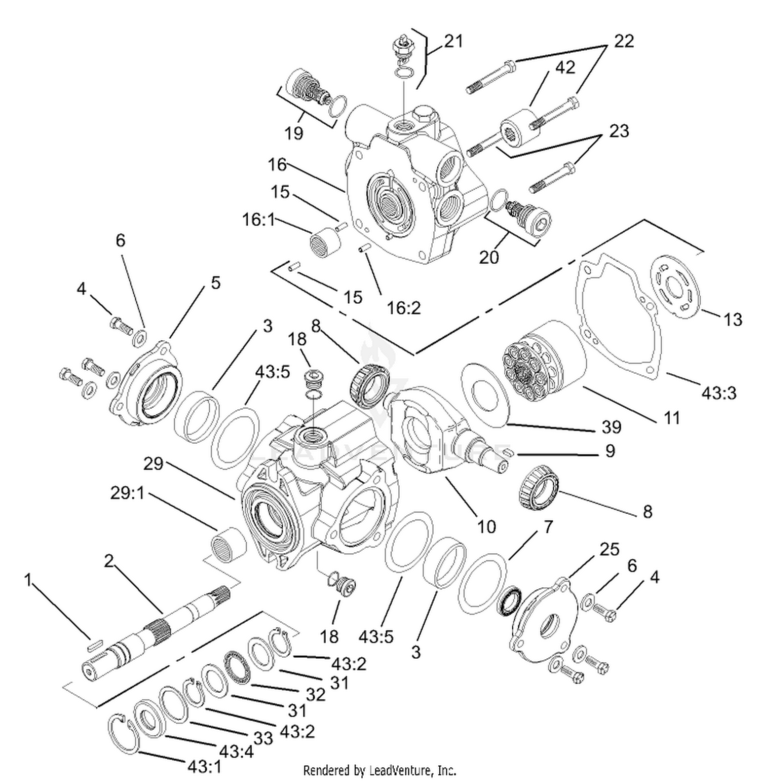 Piston Pump Assembly No. 104-4890