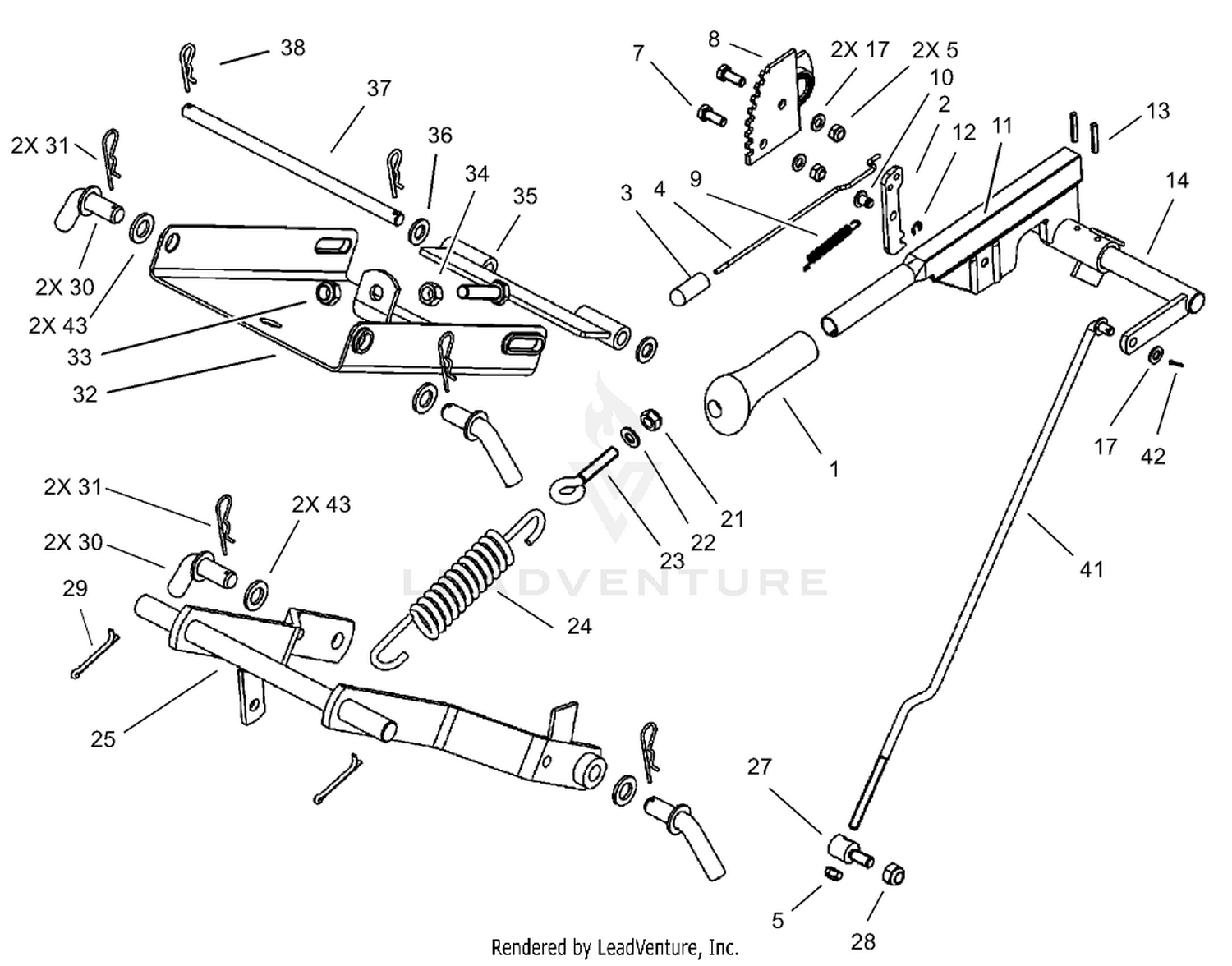 Mower Lift Assembly