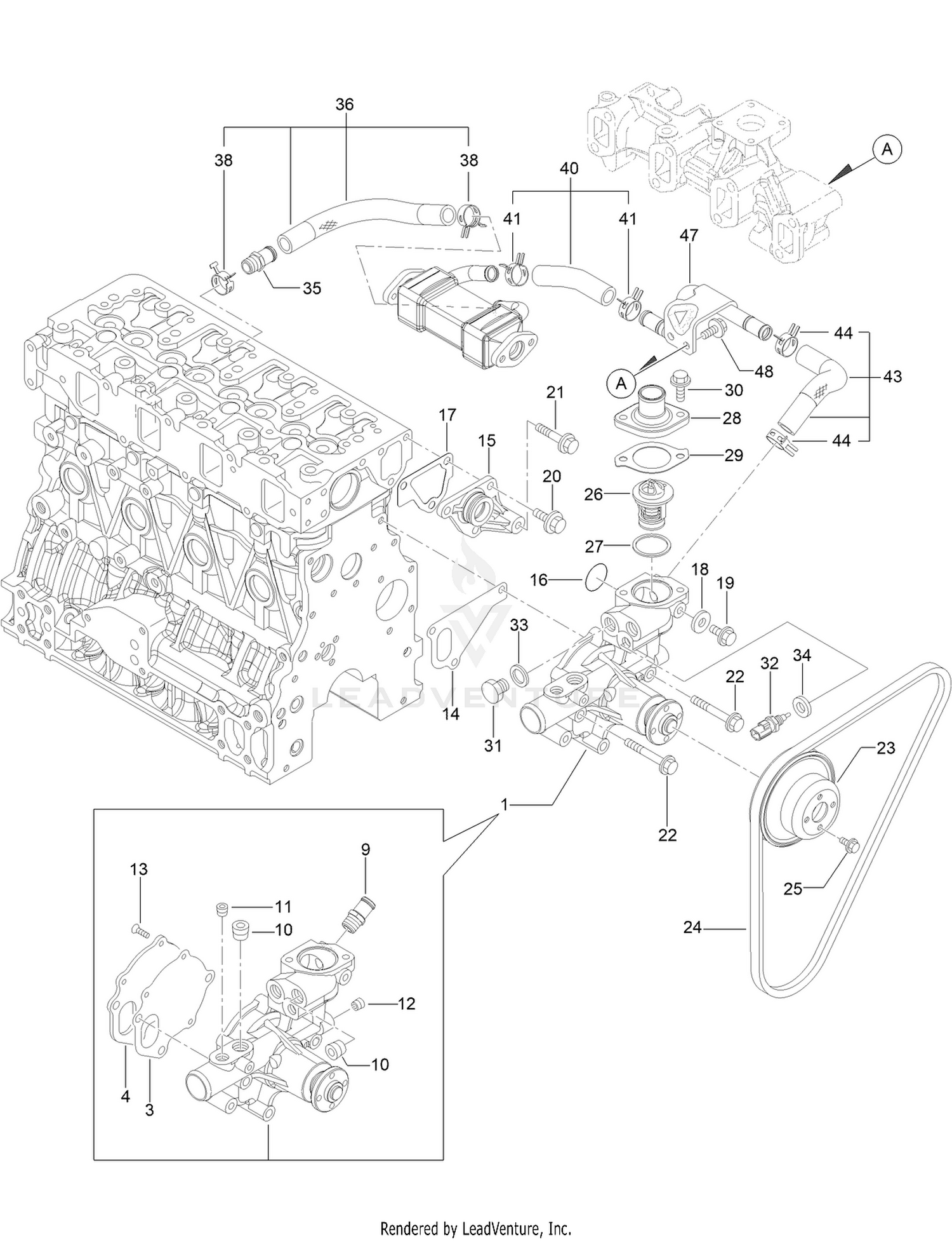 Cooling Water System Assembly