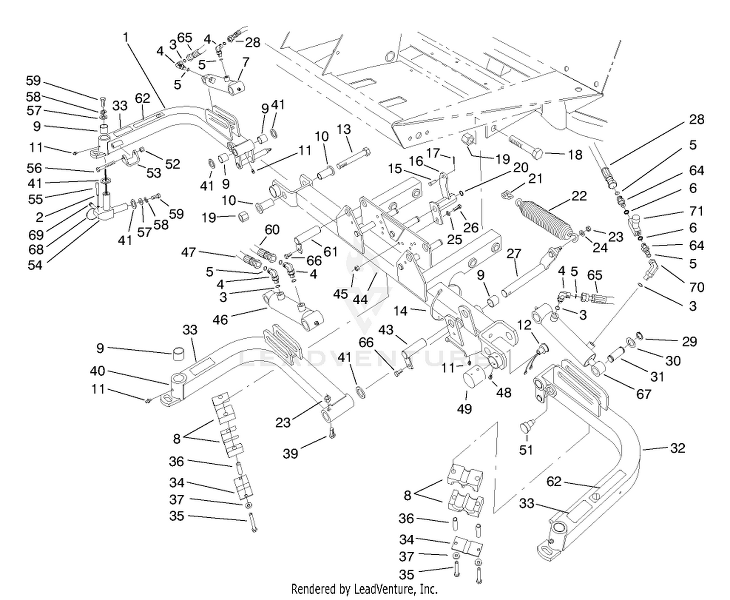 Front Lift Arm Assembly