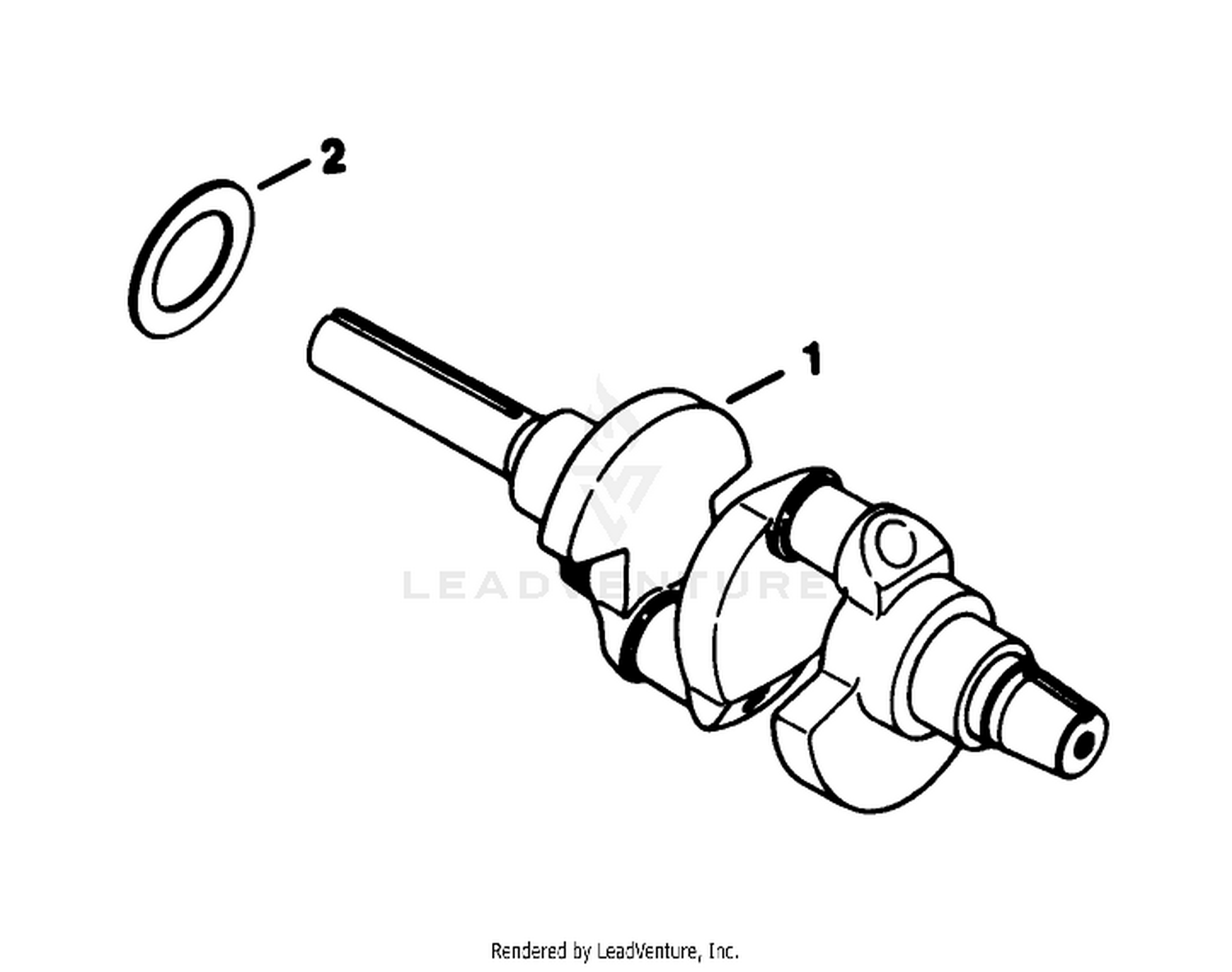 Crankshaft-Group 8 Engine Kohler Model No. Kt17qs Type No. 24324 (continued)