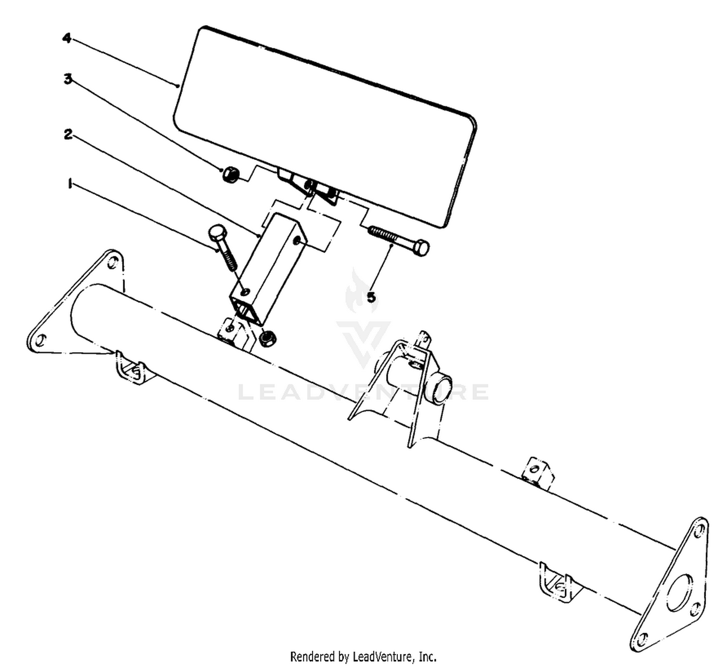 Grass Dispersion Shield Kit No. 47-5390 (opt.) (11 Blade Reelmaster Model No. 01011 Only)
