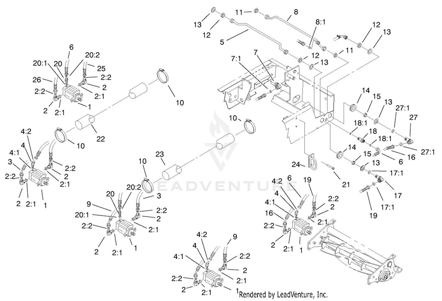 Reel Motors Assembly