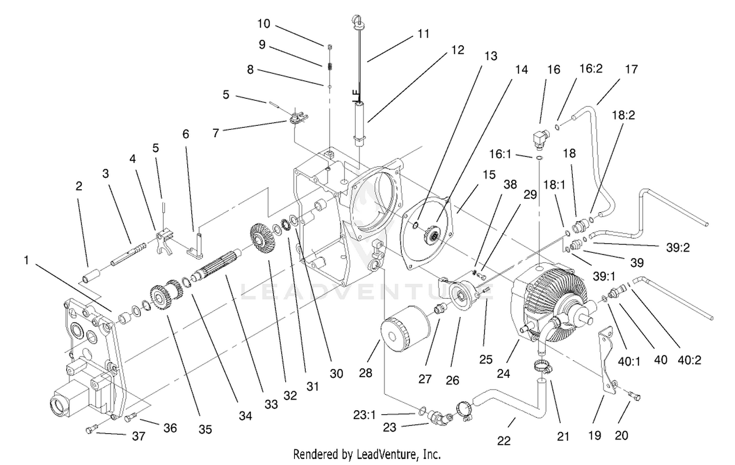 Hydro Transaxle Assembly 2