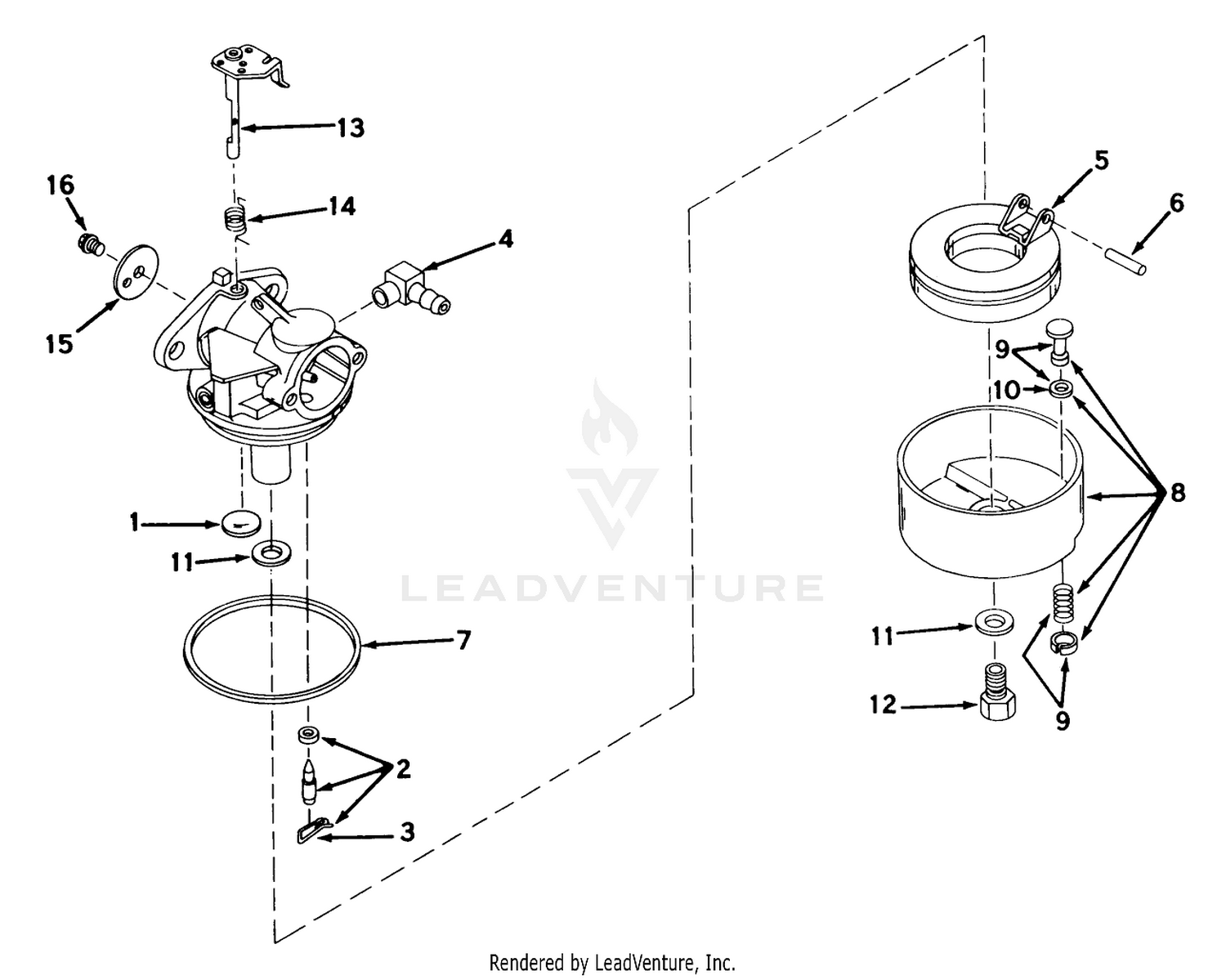 Carburetor No. 631612