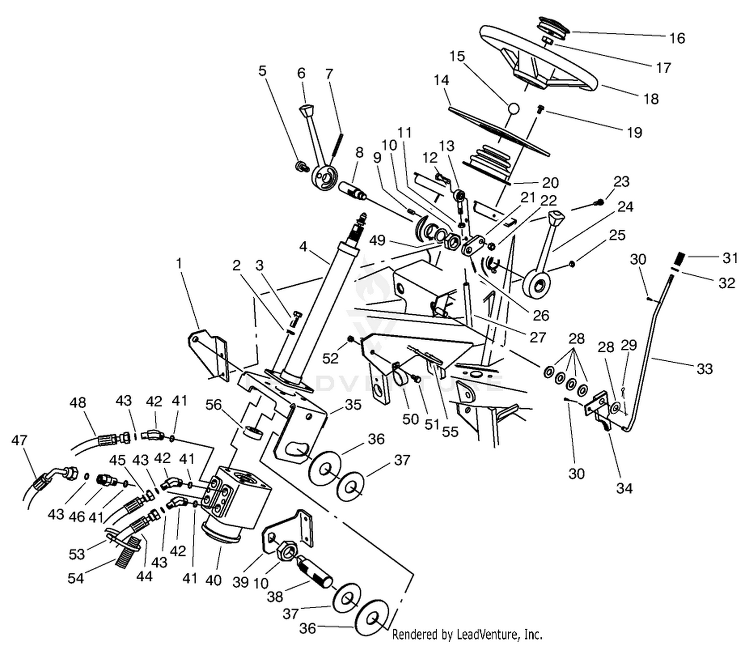 Steering Tower Assembly