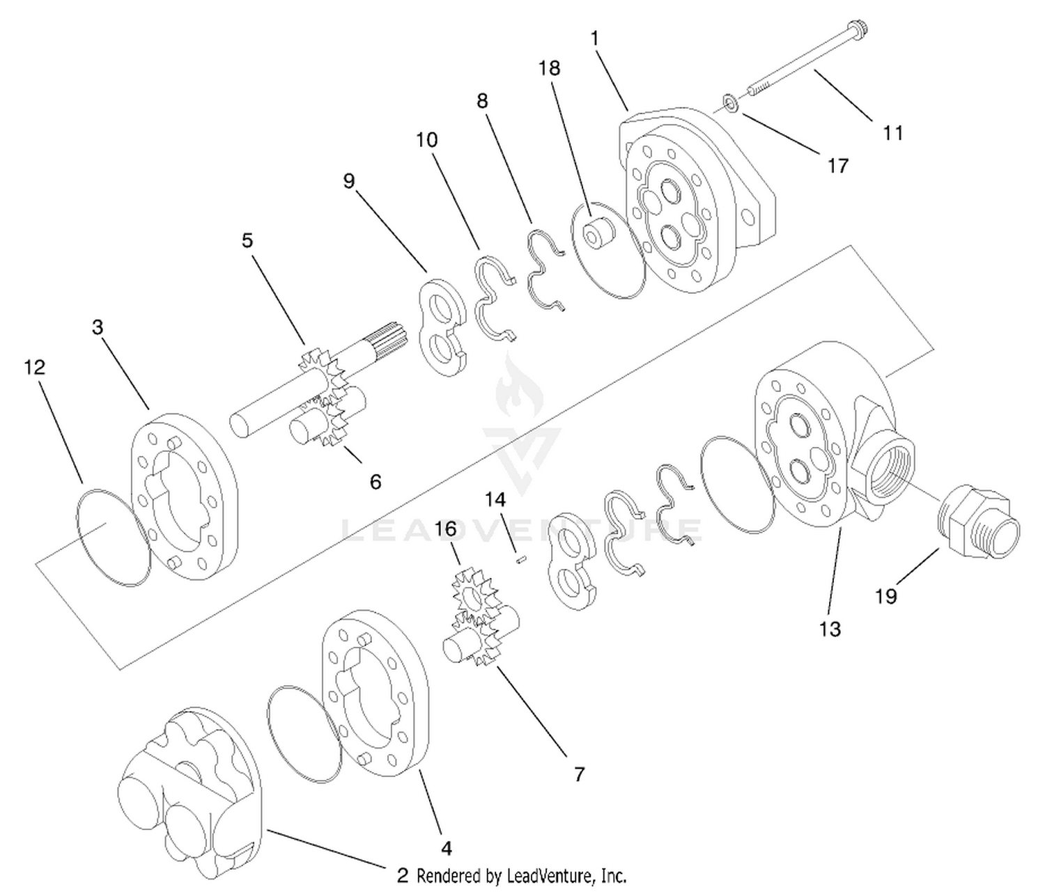 Gear Pump Assembly No. 95-0533