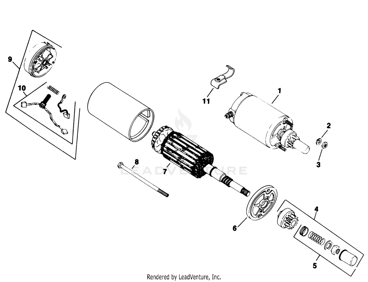 Electric Start-Engine Kohler Model No. M18qs-24657 (continued)