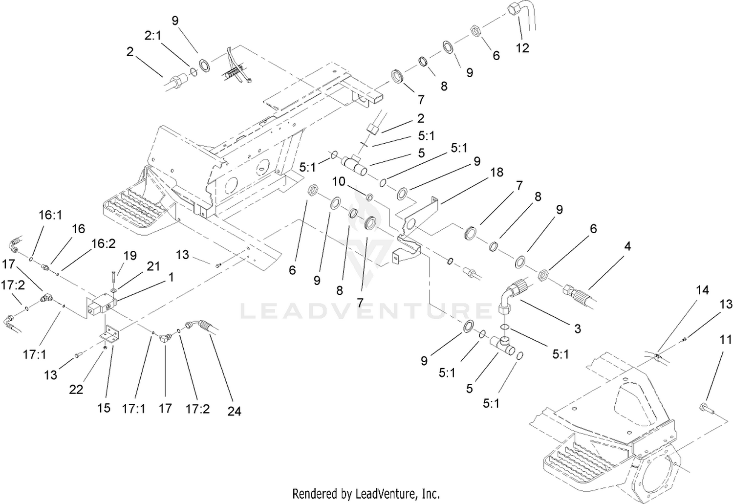 Front Hydraulic Drive Assembly