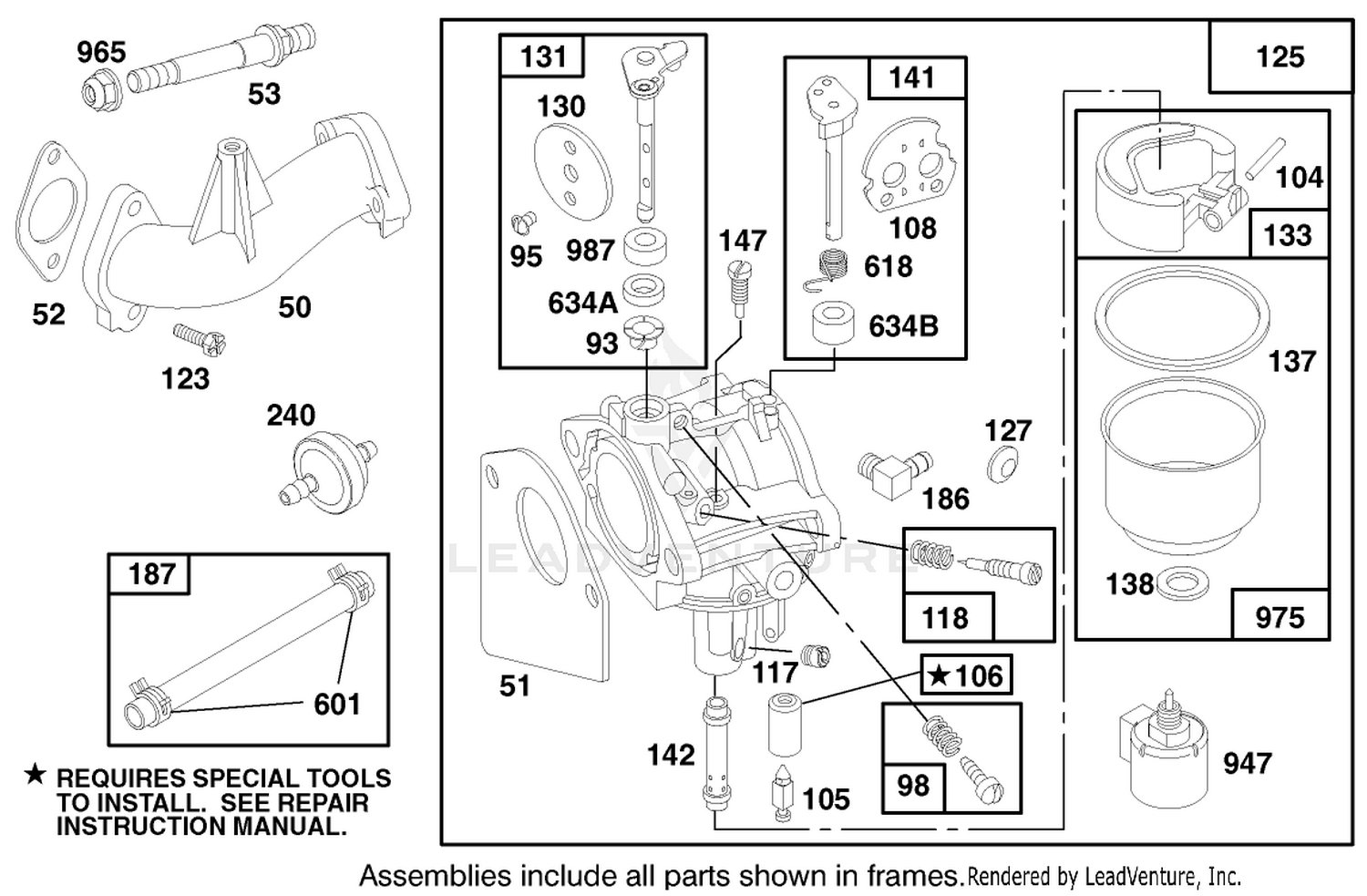 Engine Briggs  Stratton Model 28n707-0131-01 4
