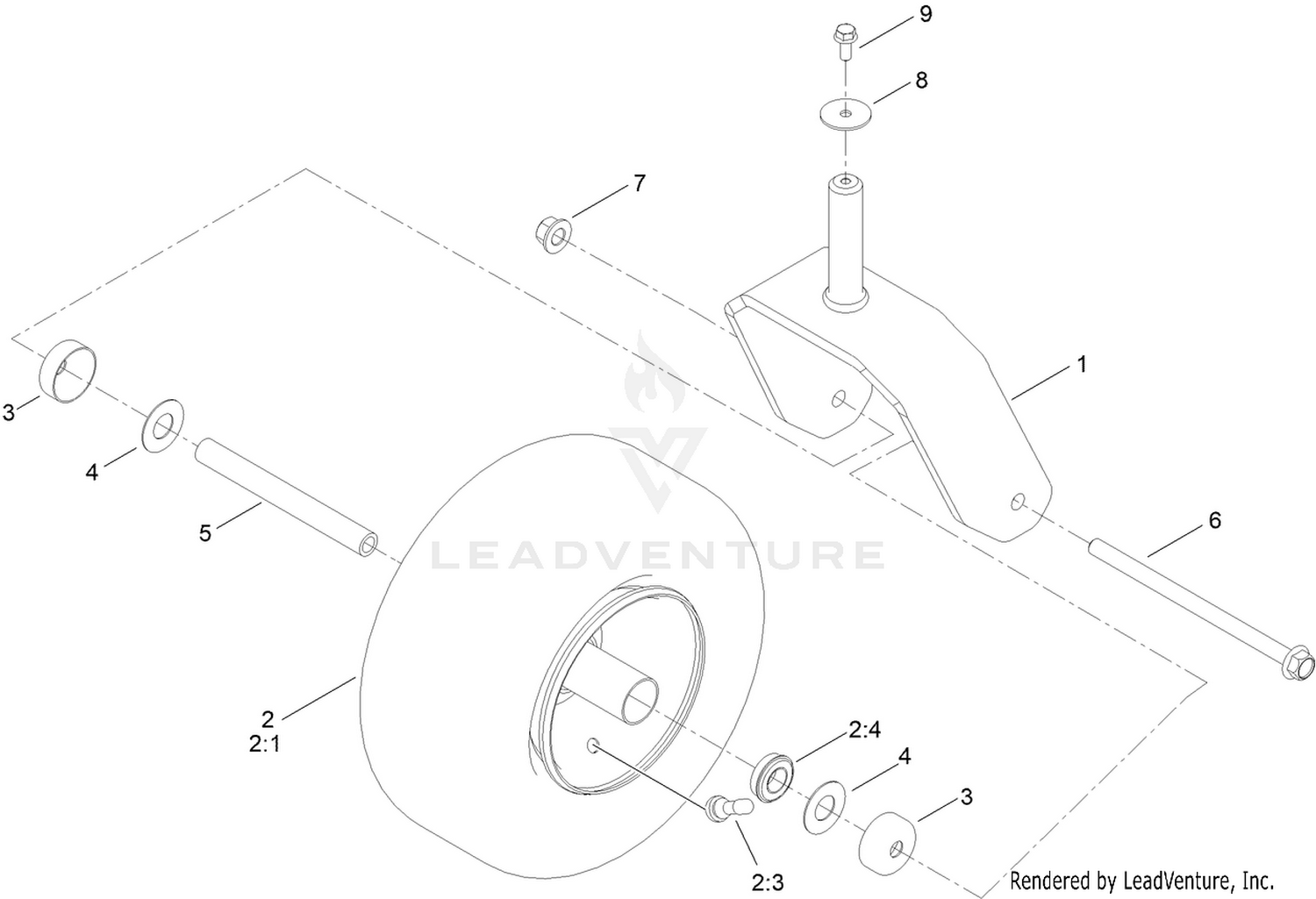 Caster Wheel Assembly