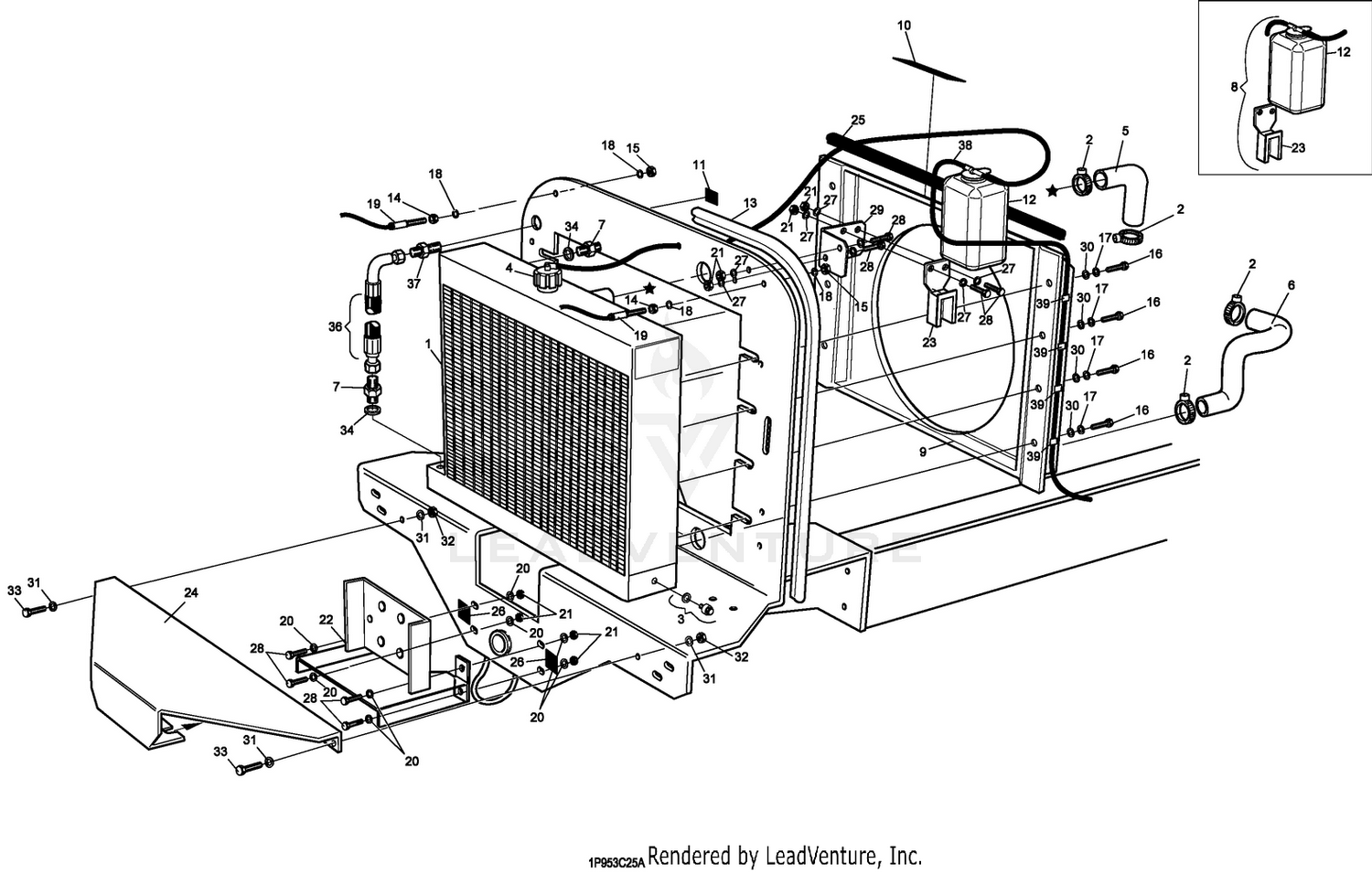 Oil Cooler / Radiator Assembly