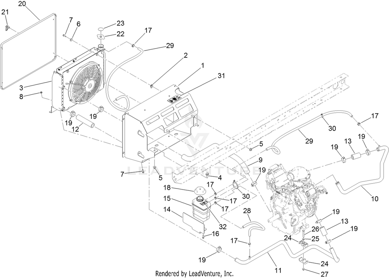 Cooling System Assembly