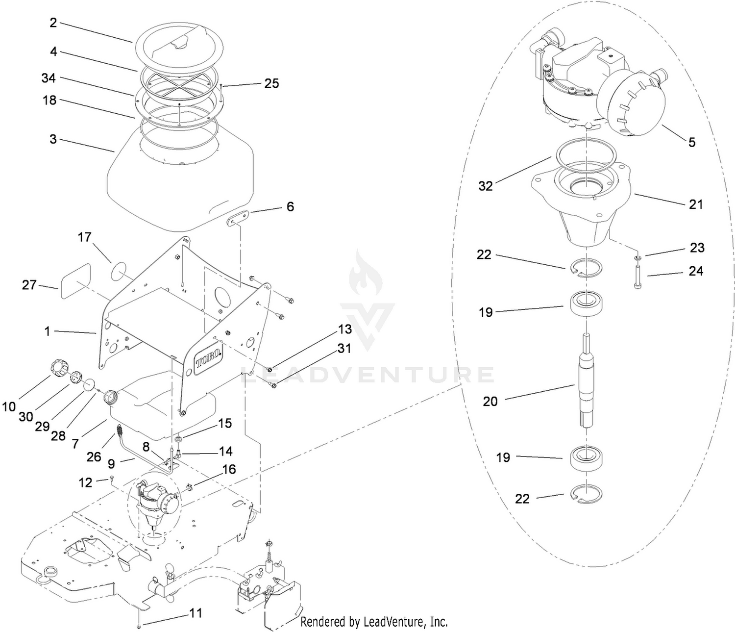 Pump and Tank Assembly