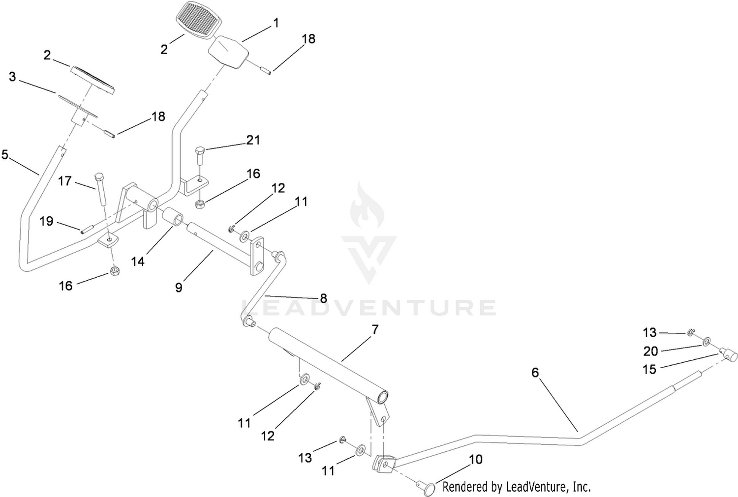 Operation - Travel Pedal Assembly