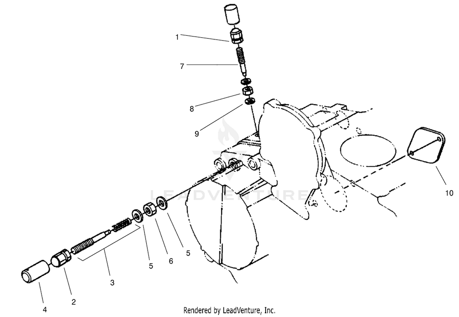 Engine Stop Lever Assembly
