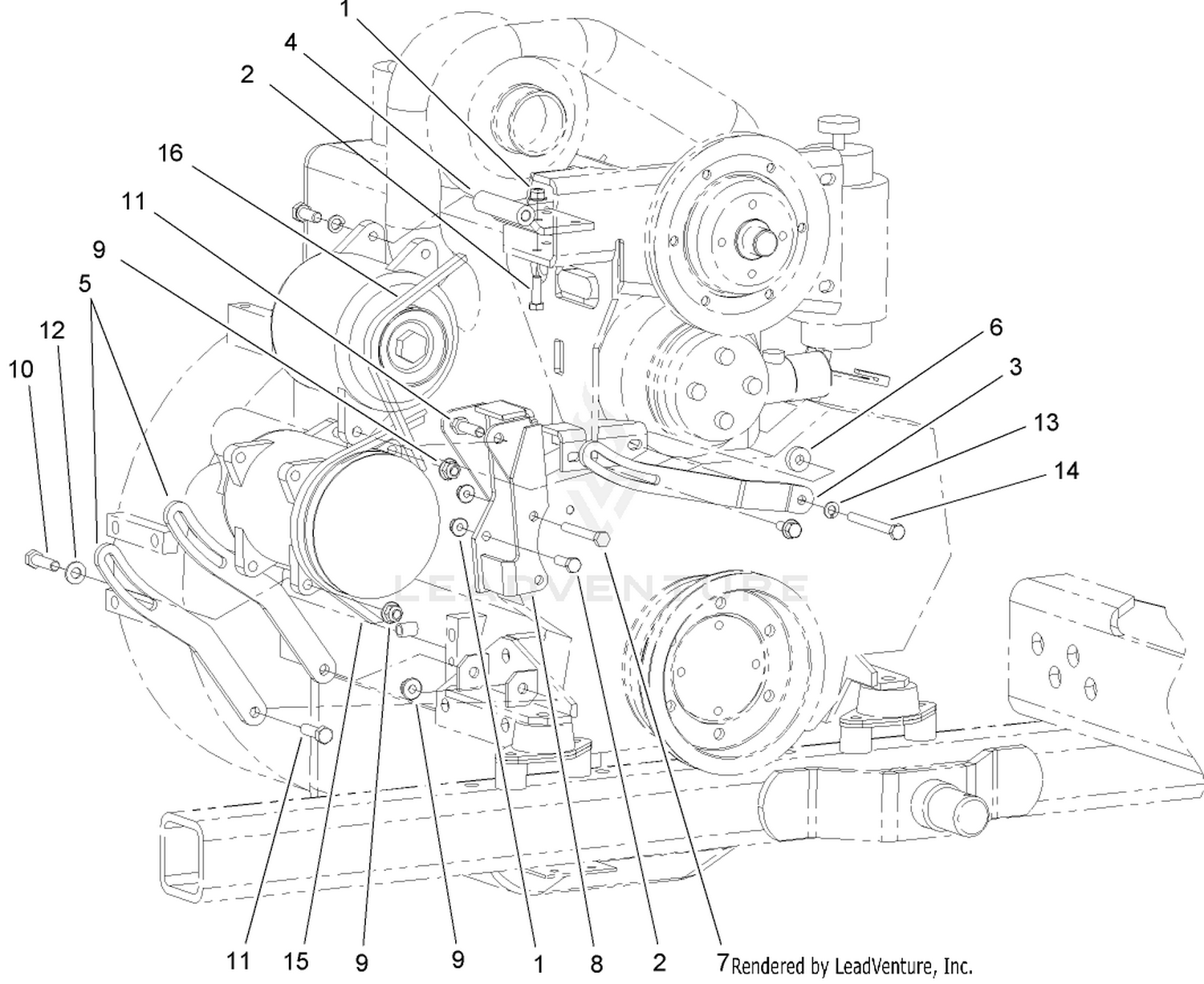 Air Conditioner Mounting Assembly