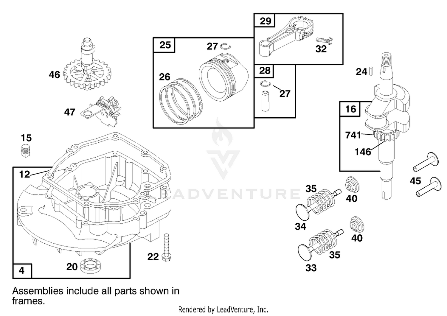 Engine Briggs  Stratton Model 12f802-1750-E1 2
